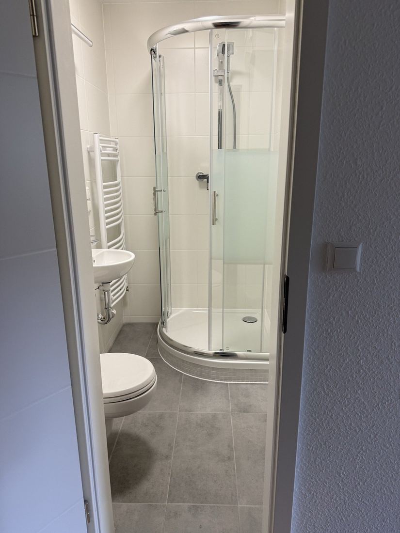Badezimmer nach der Modernisierung